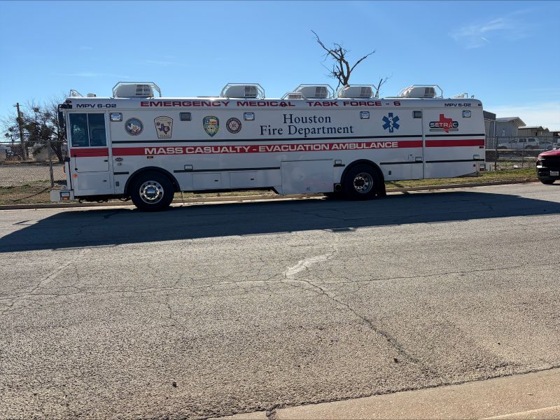 AEPTexas's tweet photo. Dozens of first responders from across the state are utilizing AEP Texas property as severe winds threaten the area and create higher chances of wildfires. Full story: https://t.co/ePUuz85ty0 #WeAreAEPTexas #EmployeeCommitment https://t.co/u7417JLqMG
