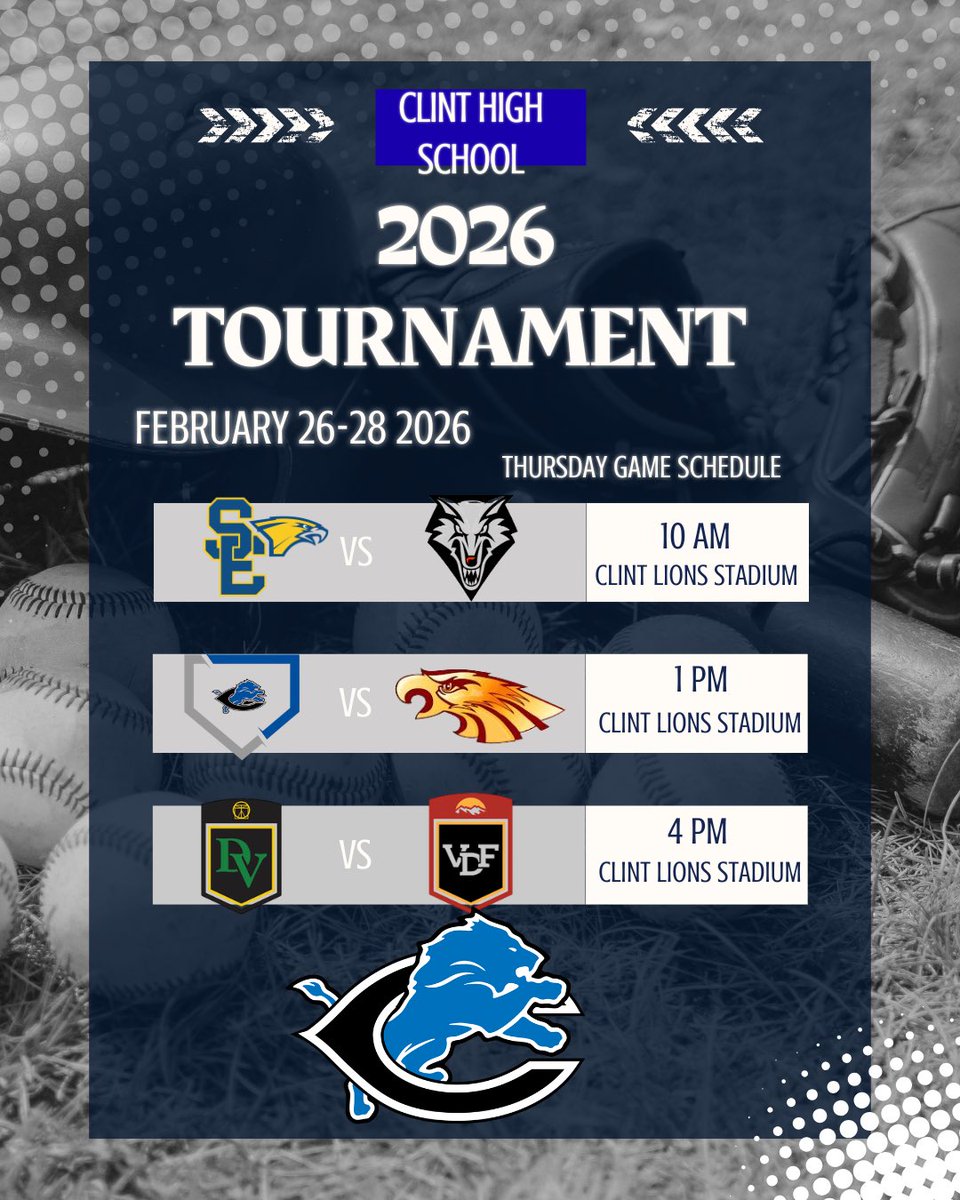 Clint Lions Baseball tweet media