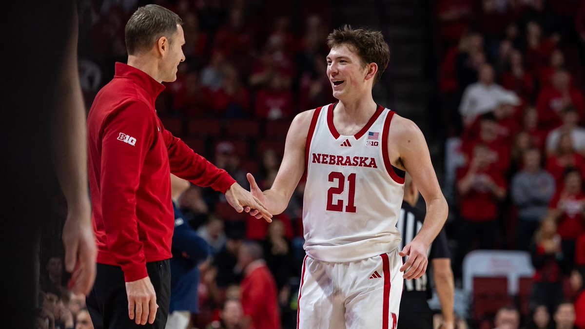 #Nebrasketball was picked 14th in the Big Ten.

They’re 24-4, currently a 3 seed.

Soak in every moment left with this team, #Huskers fans.