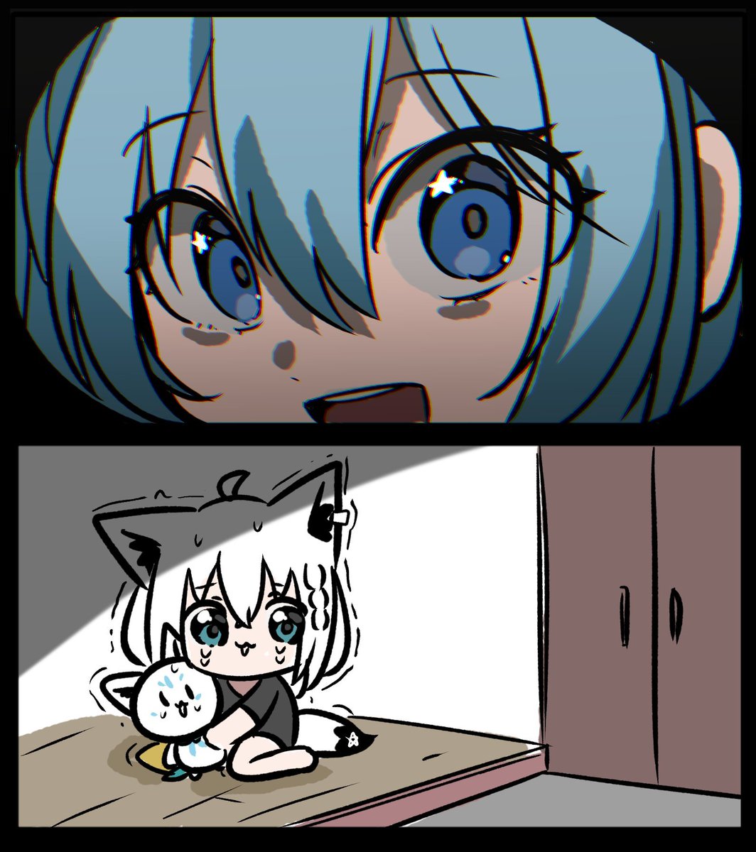 ⏰️２１時　#こんこめっと　🌽☄️
仲良く協力謎解きゲームをやるぞぃ✨️