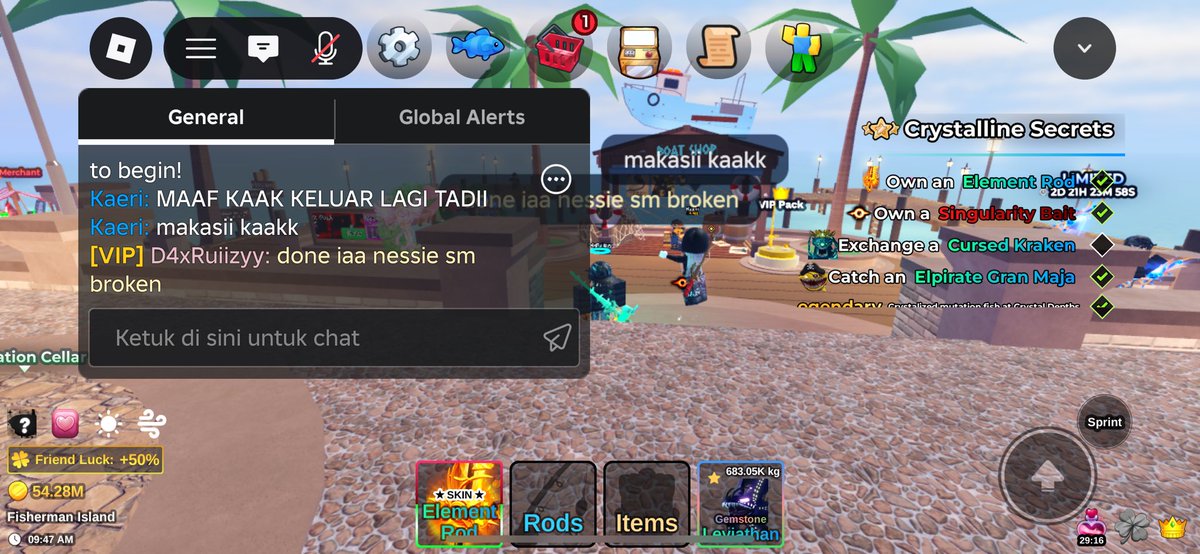 Ruii || FISH IT || @ after dm tweet media