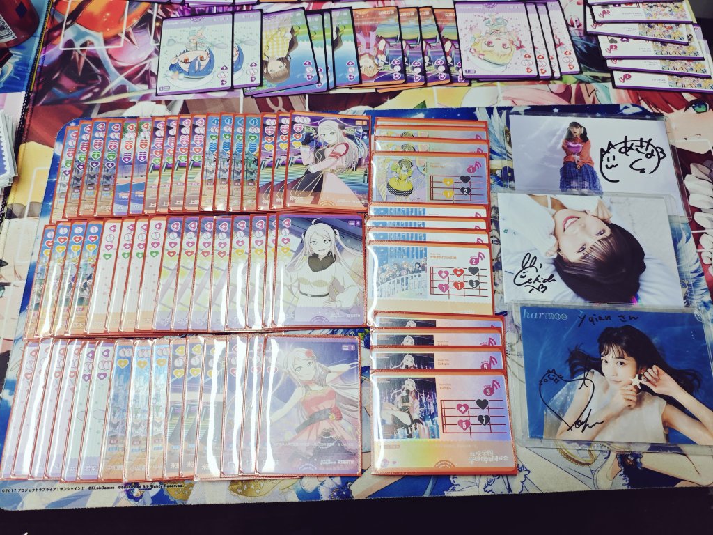 ラブカ ラブカ1年目の主なデッキ ① ランジュ 初期デッキ ②