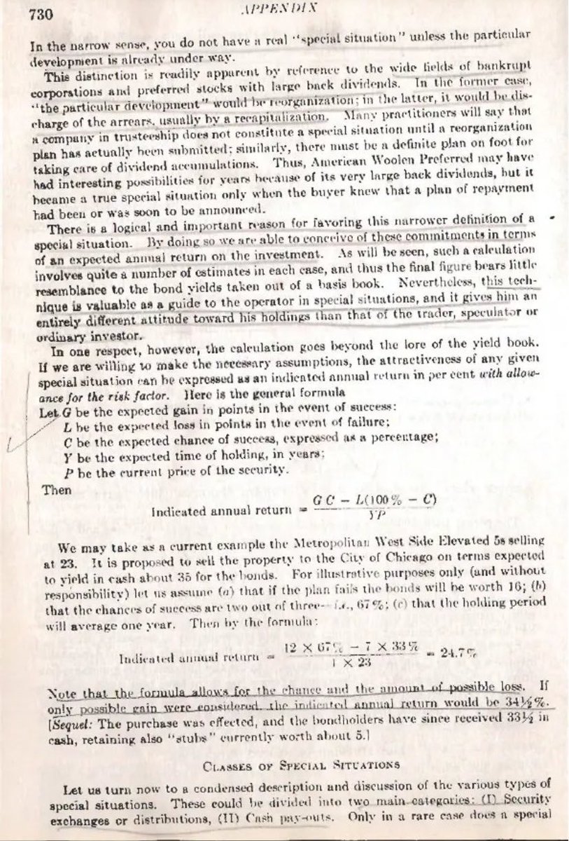 10croreguy's tweet photo. Lessons from Benjamin Graham on Special Situations. https://t.co/pTDLrMIehT