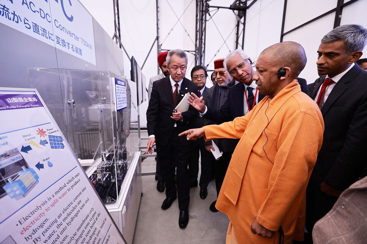 myogiadityanath's tweet photo. Visited the Yamanashi Hydrogen Facility in Yamanashi Prefecture, Japan, and witnessed the advanced Power-to-Gas system in operation.

Appreciated the pioneering work being undertaken in green hydrogen and clean energy technologies. Yamanashi’s innovative approach offers valuable insights for accelerating sustainable energy transition and clean mobility solutions.

Uttar Pradesh is firmly committed to advancing green hydrogen, sustainable energy solutions and a future driven by innovation, self-reliance and environmental responsibility.