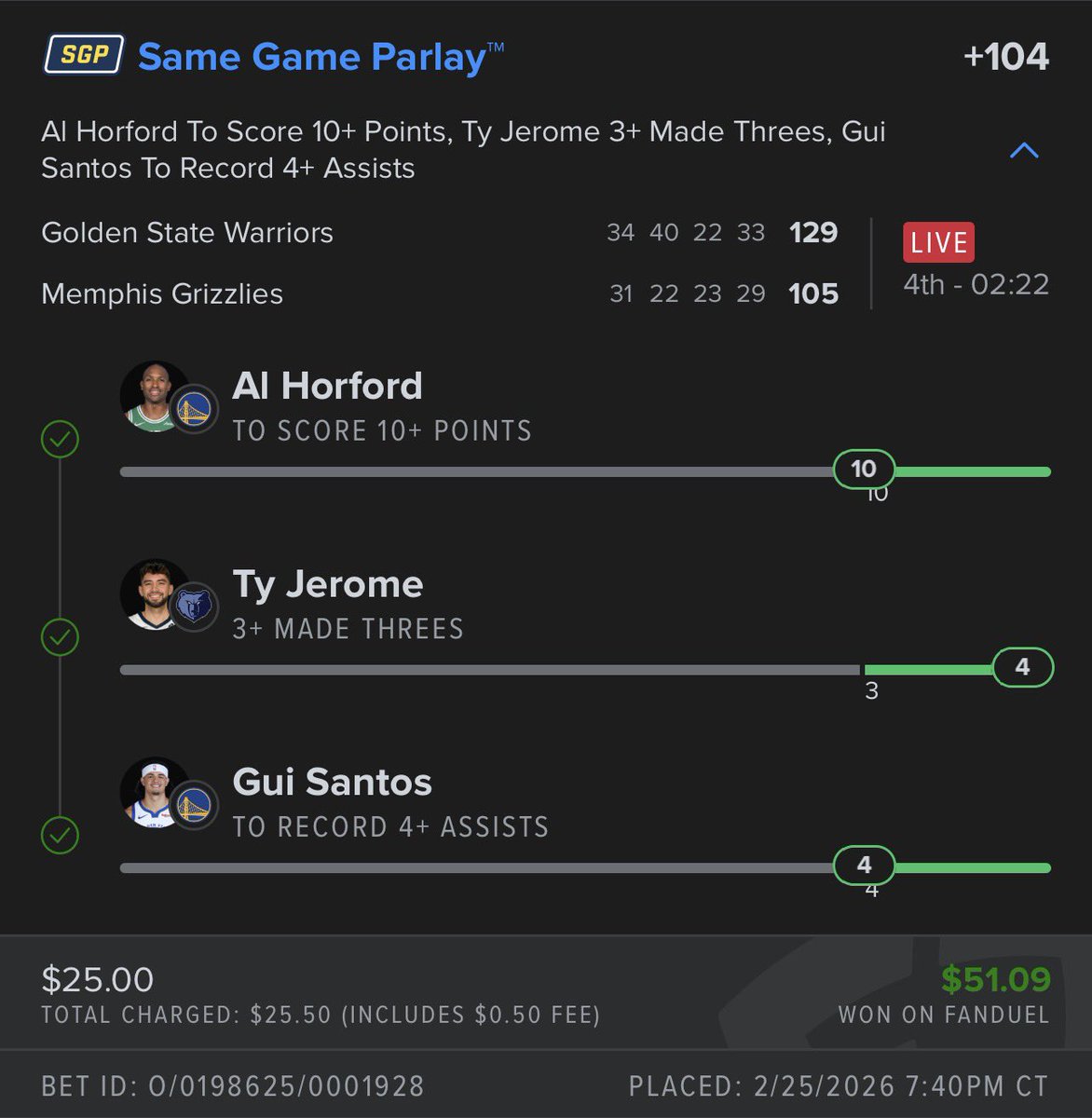 CASH THE HALFTIME LAY 🤑