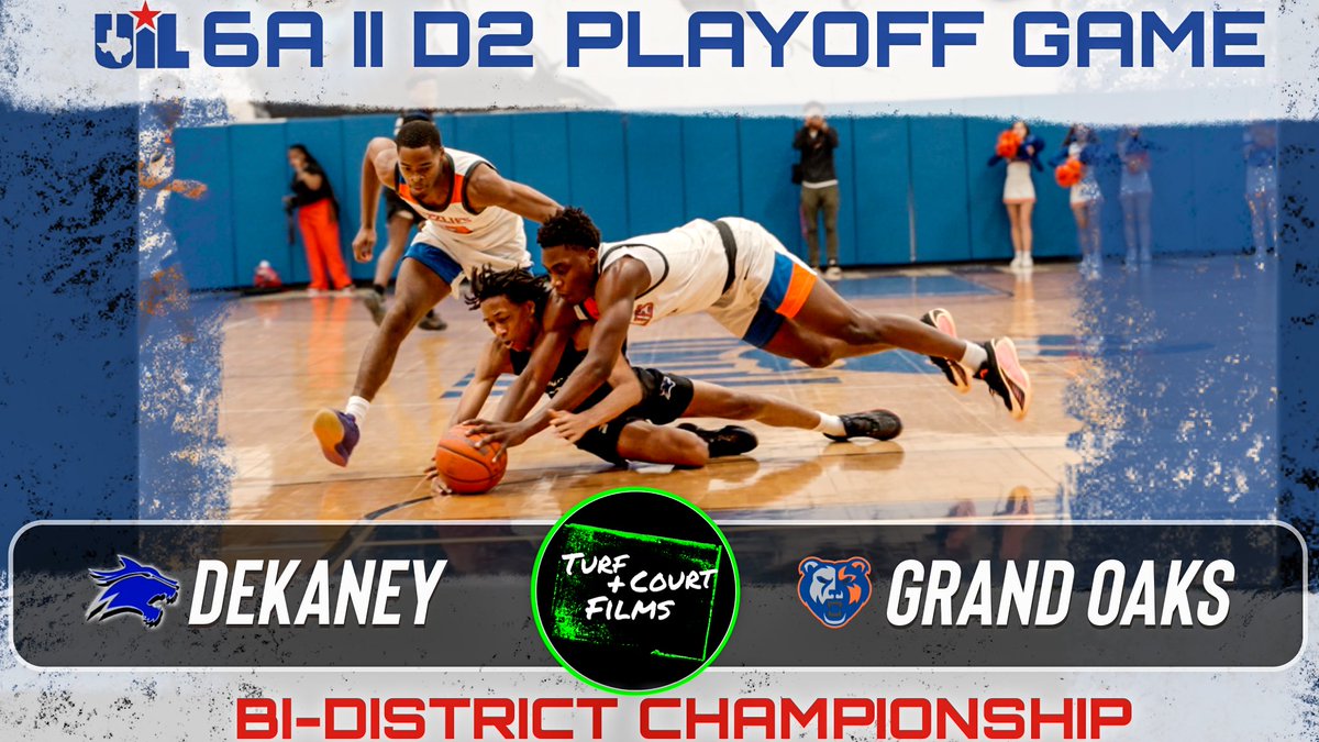 🎞️ UIL 6A II D2 PLAYOFFS
🏀 Bi-District Championship 
📚  Dekaney vs Grand Oaks

🔗youtu.be/1KfMxqJn7U0

<a href="/GrandOaksHoops/">Grand Oaks Basketball</a> <a href="/bigsloan32/">Marcus Sloan</a> <a href="/RayMeach/">ℝ𝕒𝕪 𝕄𝕖𝕒𝕔𝕙</a>  <a href="/djones8301/">Doug Jones</a> <a href="/RcsSports/">Jim Hicks</a> <a href="/GradyMajors/">Grady Majors</a> <a href="/BallSoHardSS/">Ball So Hard</a> <a href="/GASOLyndon/">Lyndon Cook 🏀</a> <a href="/CTP_Scouts/">Charles Yates</a> <a href="/KevinMoses38/">Kevin Moses LLC</a> <a href="/alex__holt1/">Alex</a> <a href="/hoopinsider/">Hoopinsider</a> <a href="/324Sports_/">324Sports</a>