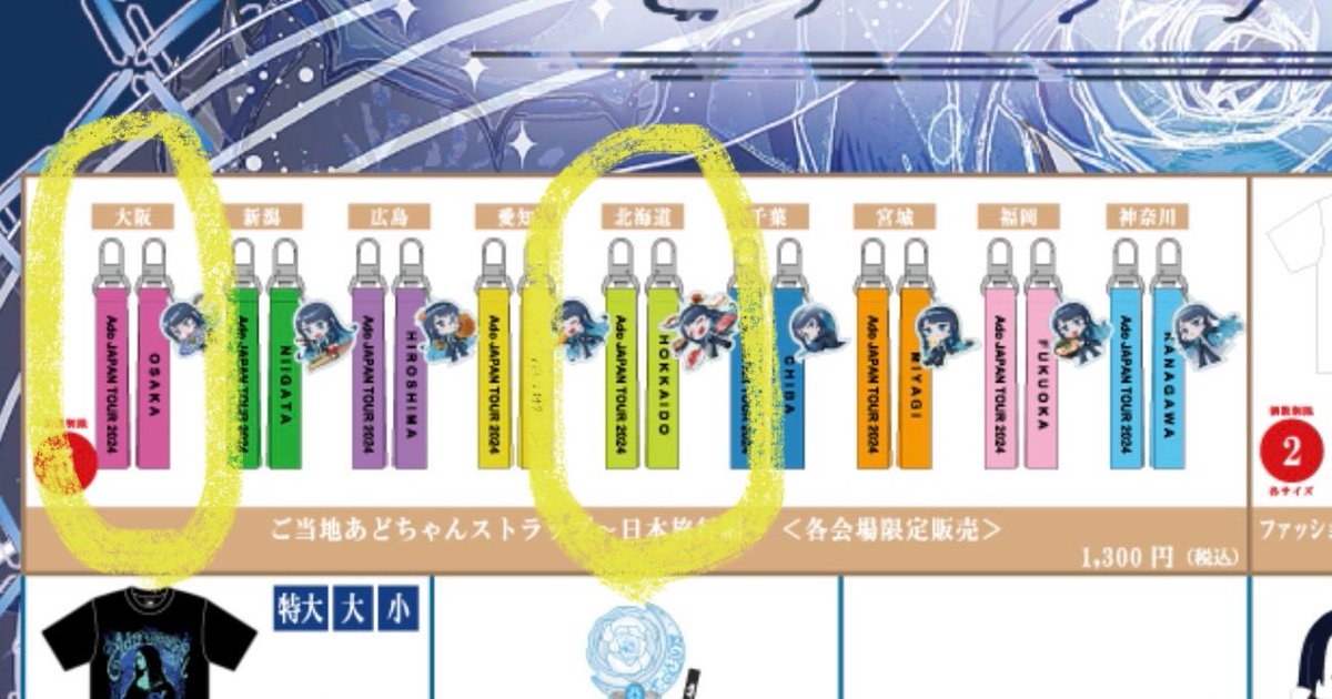 Ado #モナリザの横顔 モナリザの横顔 ご当地あどちゃんストラップの