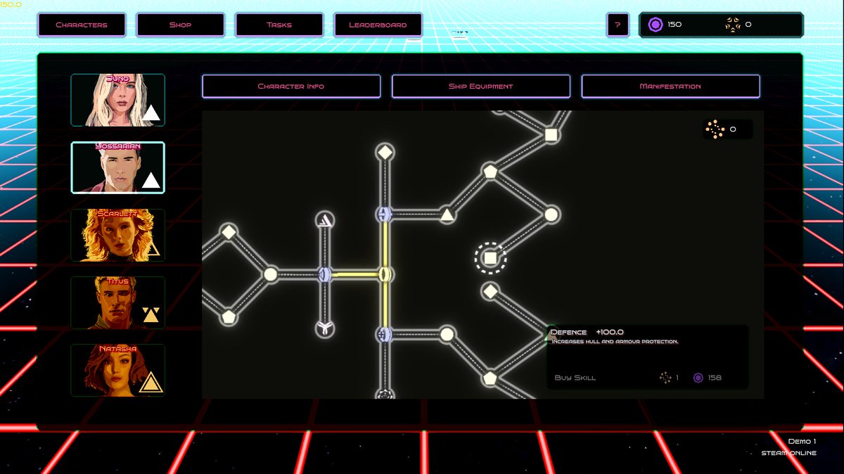 SkywardFM's tweet image. The customization in StarFront: Lancers is immense. Characters can be recruited, skill trees unlocked, spaceships and upgrades purchased or scavenged from battle. This progress is persistent across all game modes to let players constantly build and customize. #flightsim