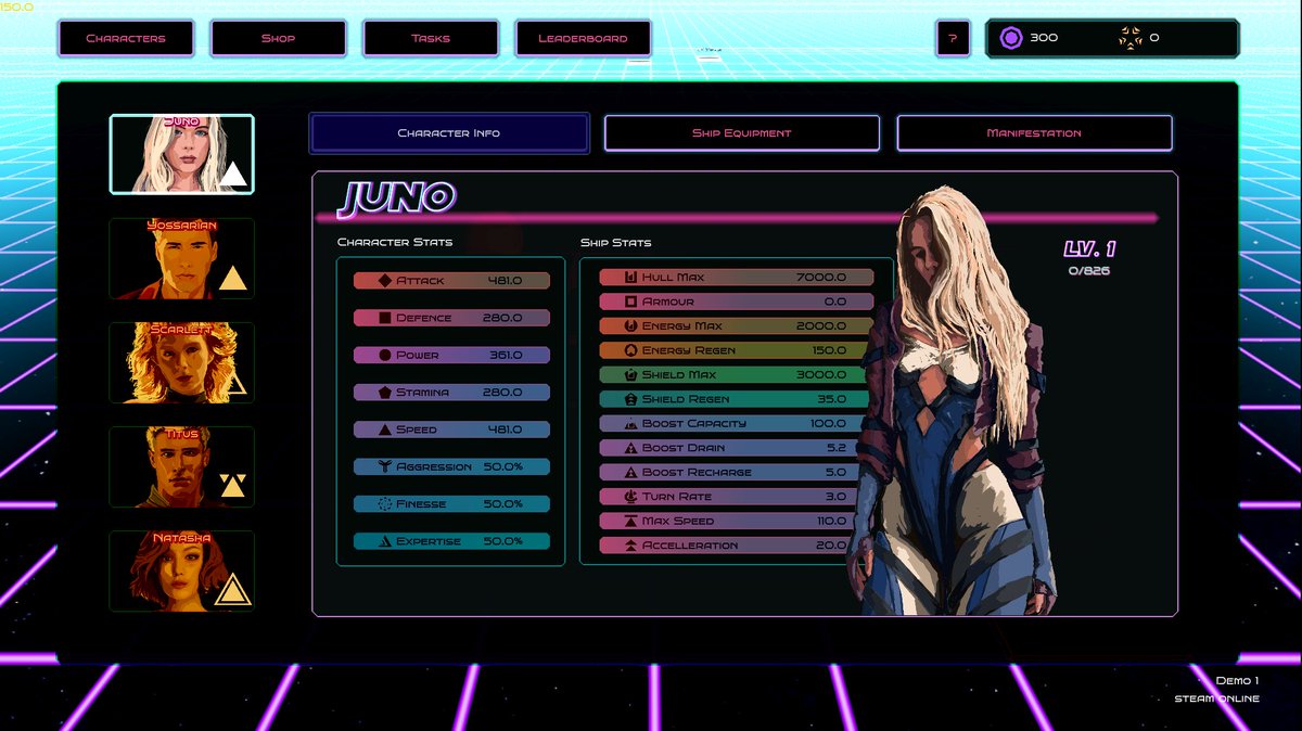 SkywardFM's tweet image. The customization in StarFront: Lancers is immense. Characters can be recruited, skill trees unlocked, spaceships and upgrades purchased or scavenged from battle. This progress is persistent across all game modes to let players constantly build and customize. #flightsim
