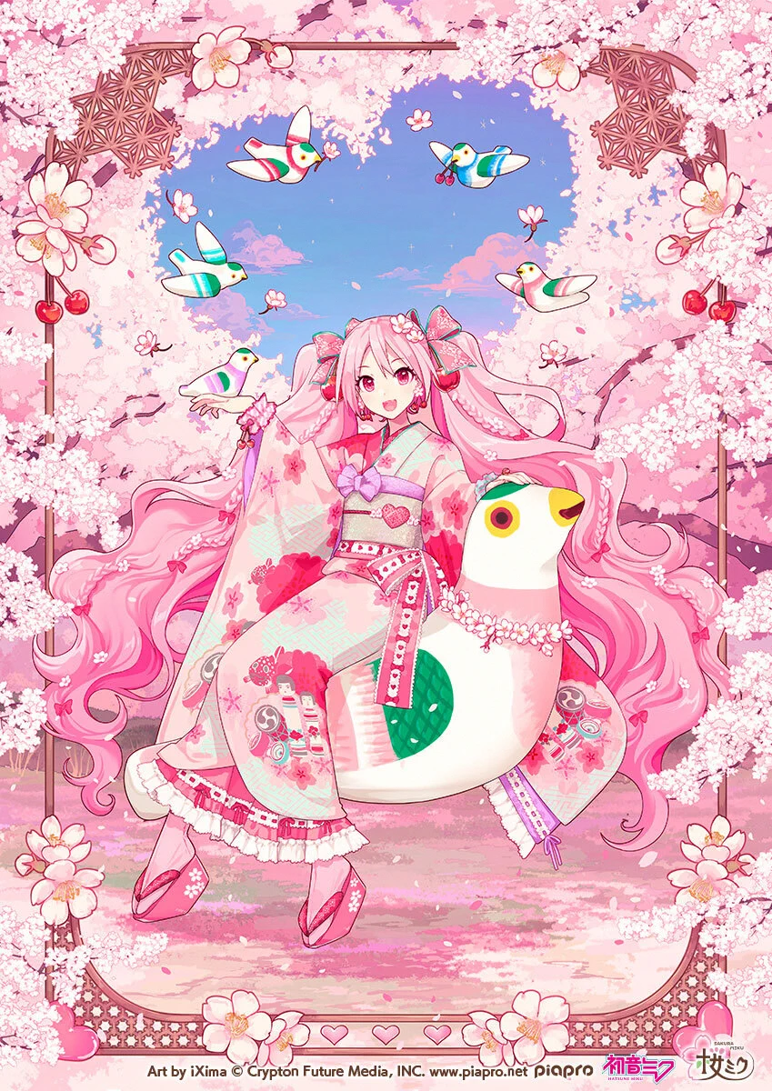 桜ミク、弘前さくらまつり公式応援キャラクターに4年ぶり単独復活