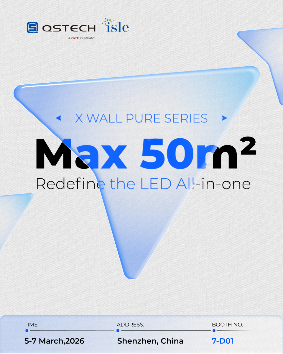 🤔All-in-one should feel easy… but “easy” shouldn’t come in only one size. Flexible AIO is our answer at ISLE. 👀Explore: qs-tech.com ｜ Marketing@qs-tech.com #ISLE2026 #FlexibleAIO #LEDDisplay #CommercialSpaces #AVTech #TradeShow #QSTECH