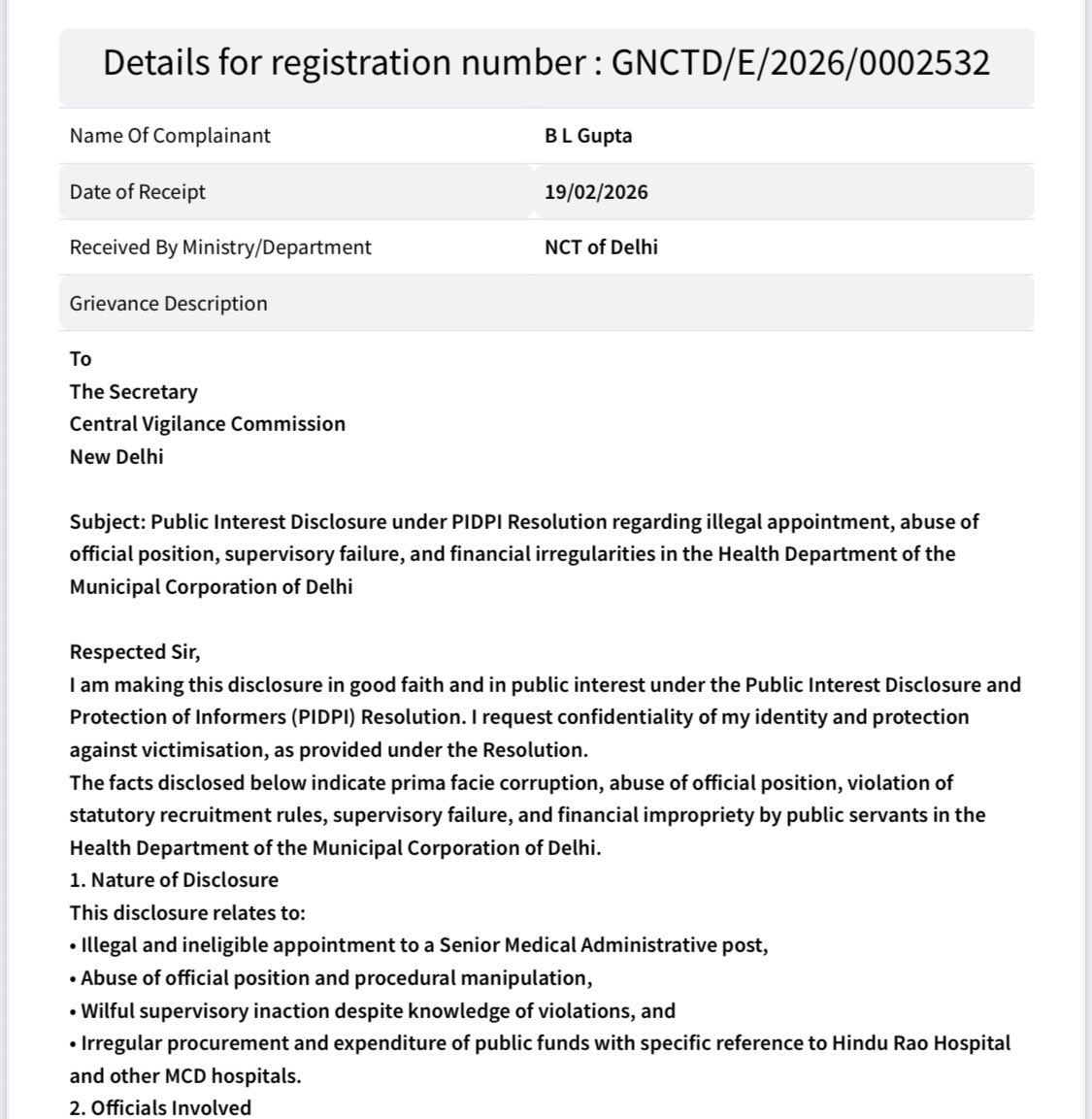 ये तो नए कमिश्नर भी बहुत बड़े कलाकार प्रतीत हो रहे हैं!

अब यह कलाकार हैं या इनके दफ़्तर ती काम इनके मार्गदर्शक यानी रिटायर्ड मुख्य अभियंता #RK_Sharma की सलाह पर हो रहा है? ये तो वही जाने!

यह पूरा मामला है निगम स्वास्थ्य विभाग में किए गए 89 करोड़ के कथित घोटाले का!

संबंधित