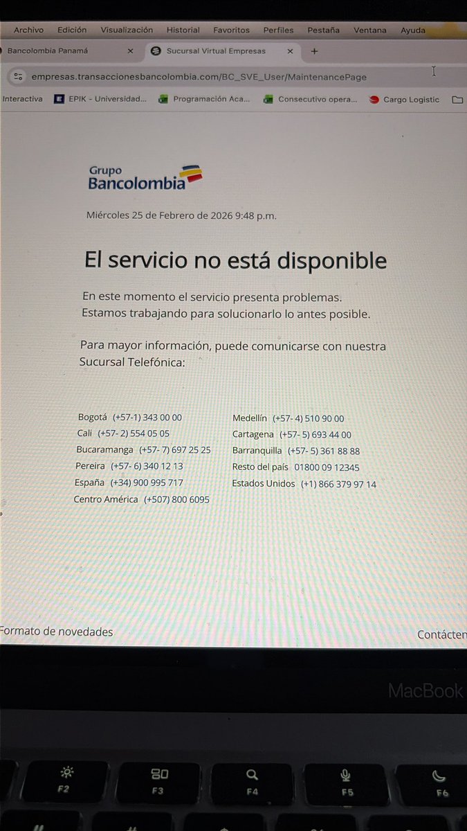 CaritoRiosM's tweet photo. @Bancolombia ¿entonces las sanciones cambiarias por no poder presentar informes a tiempo las van a asumir ustedes? Que desastre. https://t.co/YNYhoUhGiW