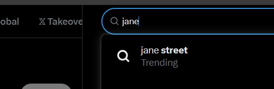 Jane Street are trending