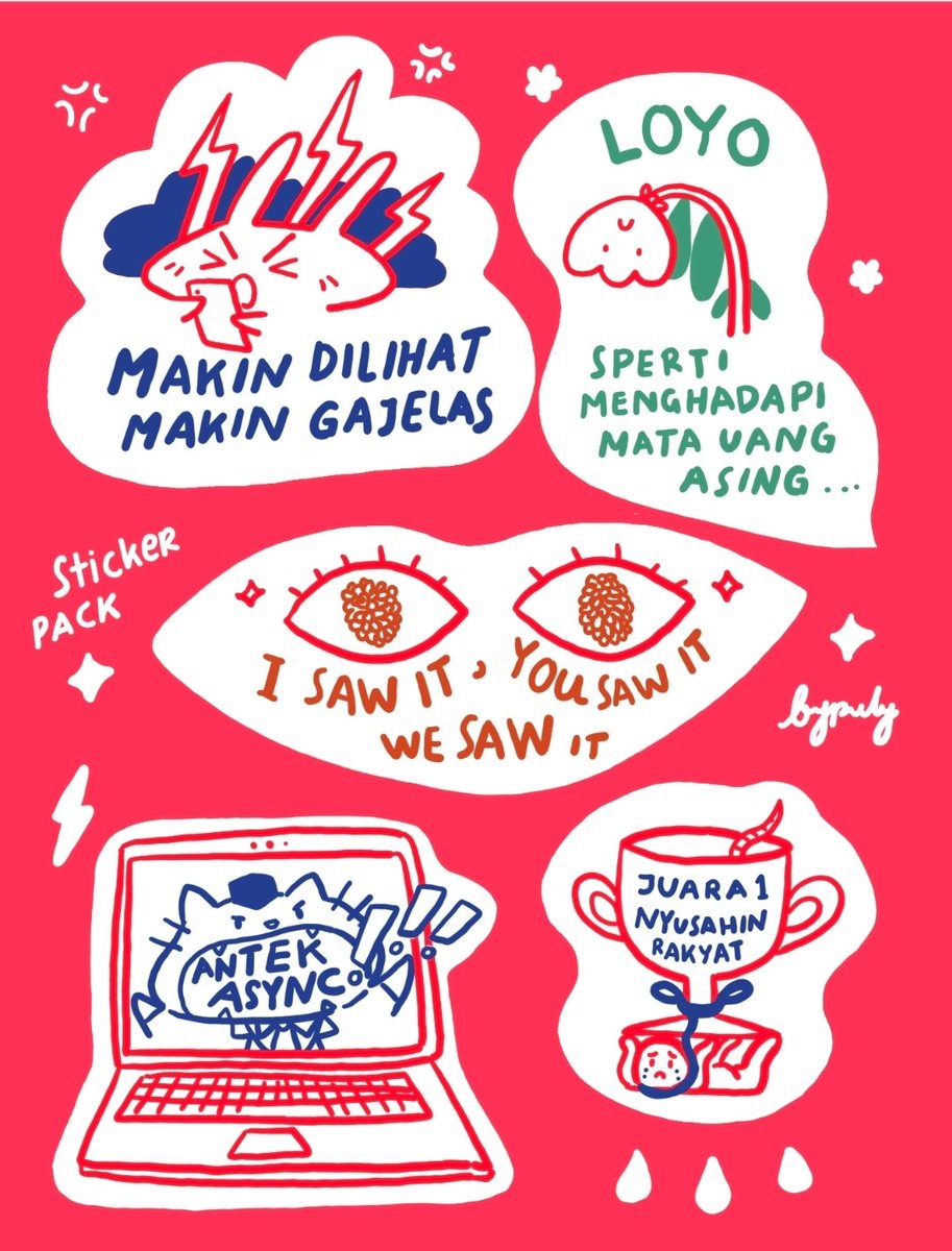 Sticker pack Wah Negara Ini.