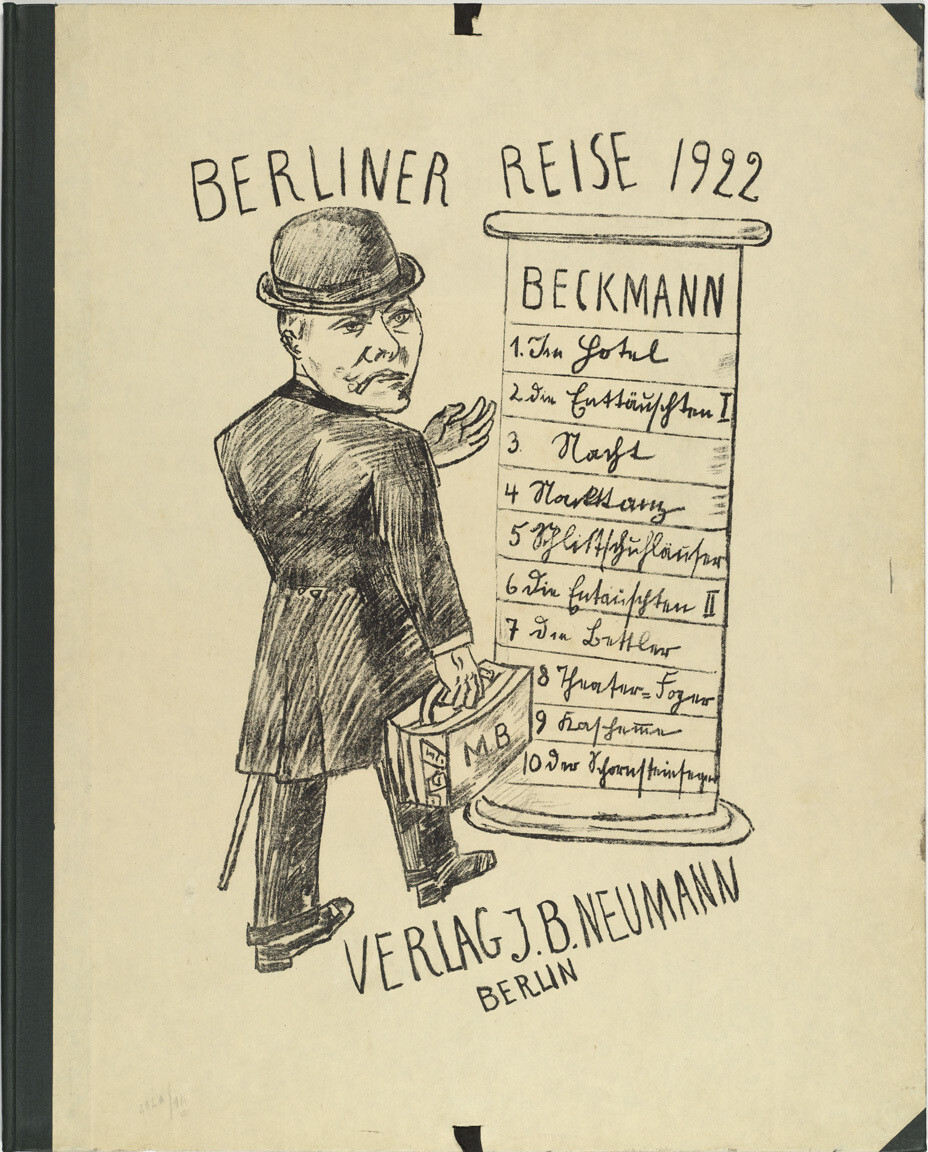 artistbeckmann's tweet image. Trip to Berlin 1922 (Berliner Reise 1922) #artbots #beckmann