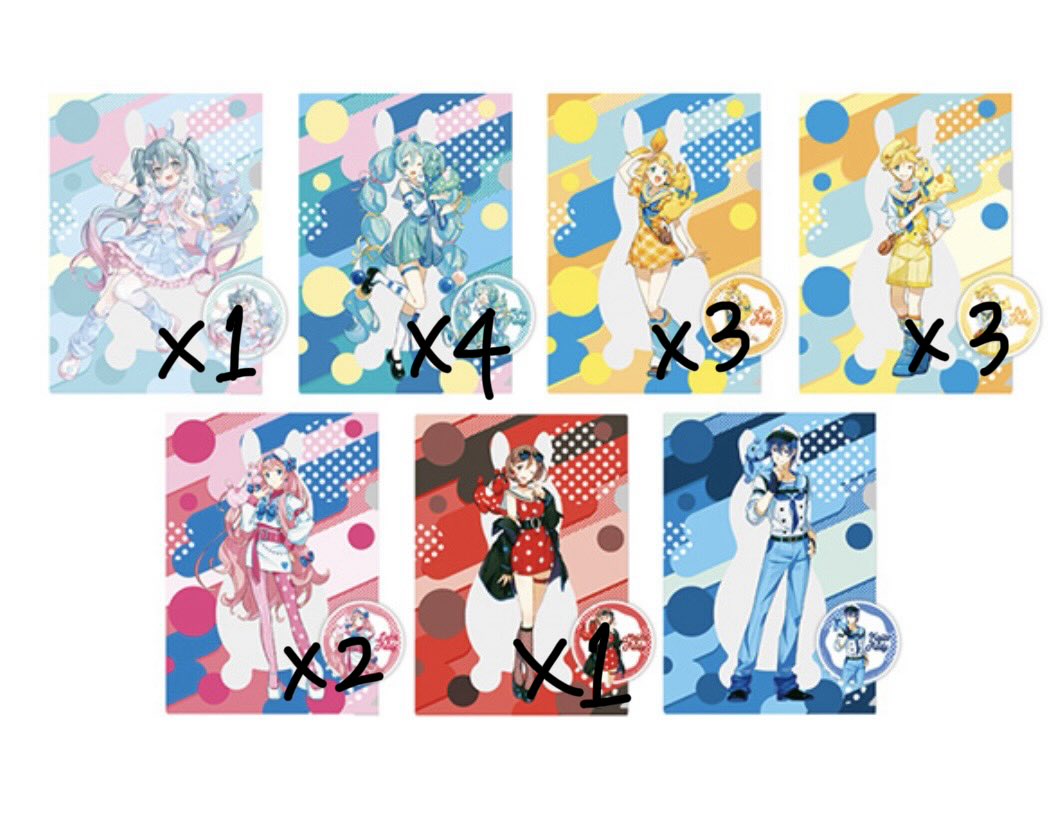 タイトーくじ 初音ミク×RODY 買取 
求)買取(ALT記載)
譲)画像：数が書いてあるもののみ
姉代行交換です。ALTあり🌸
フィギュア目当てで引いたためそれ以外をお譲りさせていただきます🙇‍♀️
もし求めている方いらっしゃいましたらお声がけください😌