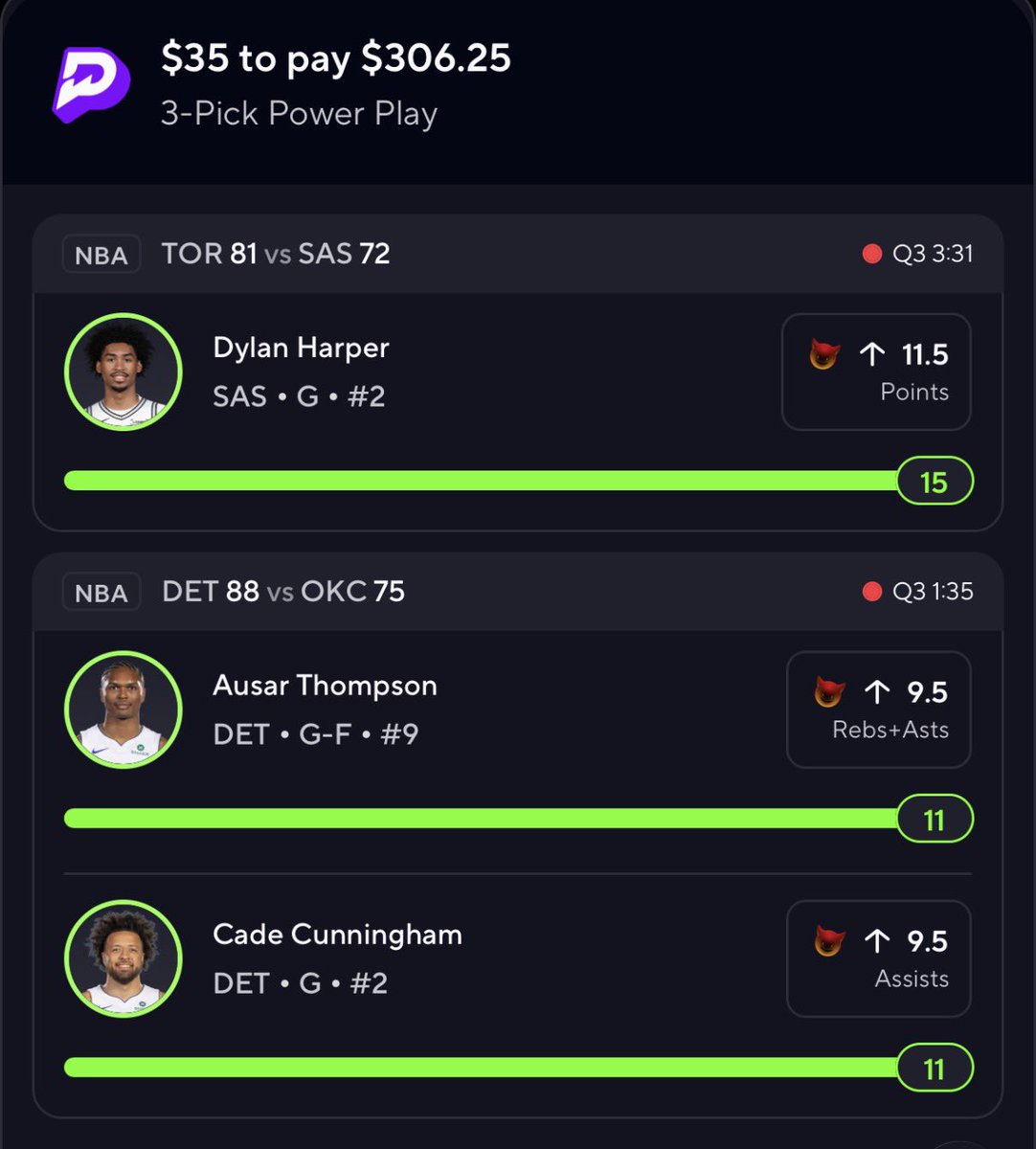 BurnsTheBooks's tweet photo. Hit this tonight with @Upside_Picks!! Follow us in the discord giving out free hits all week. #underdogpicks #fanduel #draftkings #mgm #follow https://t.co/OoqI2WPDS5