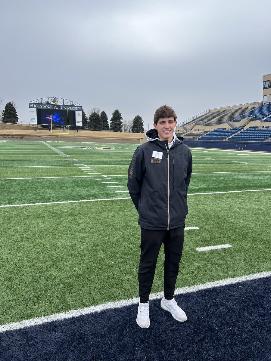 karsenherman's tweet photo. Had a great time @AugieFB junior day today! Looking forward to keep building relationships!

@WaconiaFootball 
@612Qs 
@CoachDrew18 
@CoachOJ_ 
@CoachChaseKing 
@CoachMylesT https://t.co/CYBv7LTPEz