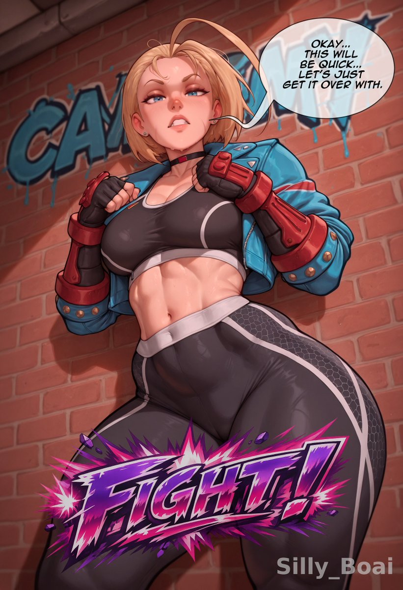 Silly_Boai's tweet photo. One wrong move puts Cammy at a disadvantage. 😯
What do you think the outcome will be? 😈
#AIArtistCommunity #AI #waifuAI https://t.co/d7FV68kJAg