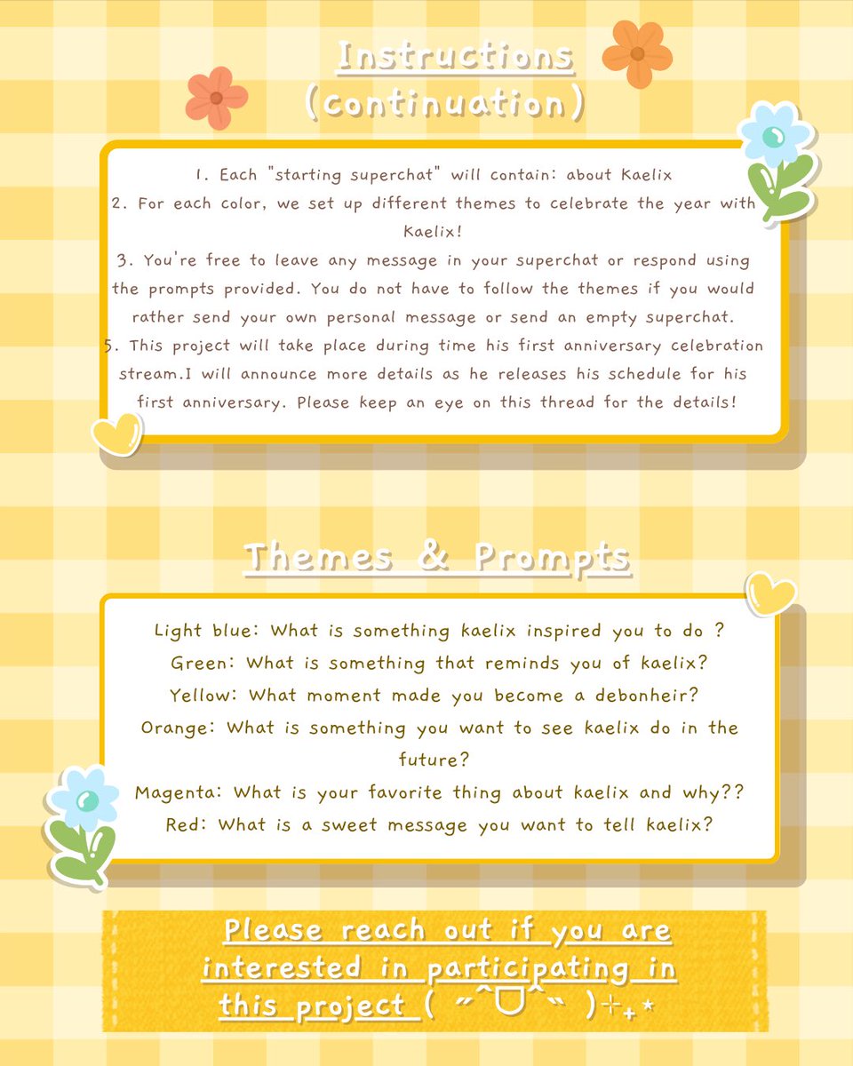 🎫RTs appreciated 🕶️
(bouncer look away)
“To brighter and warmer days, the world will wait”
To celebrate our bouncer’s first anniversary,I propose this rainbow superchat train project!