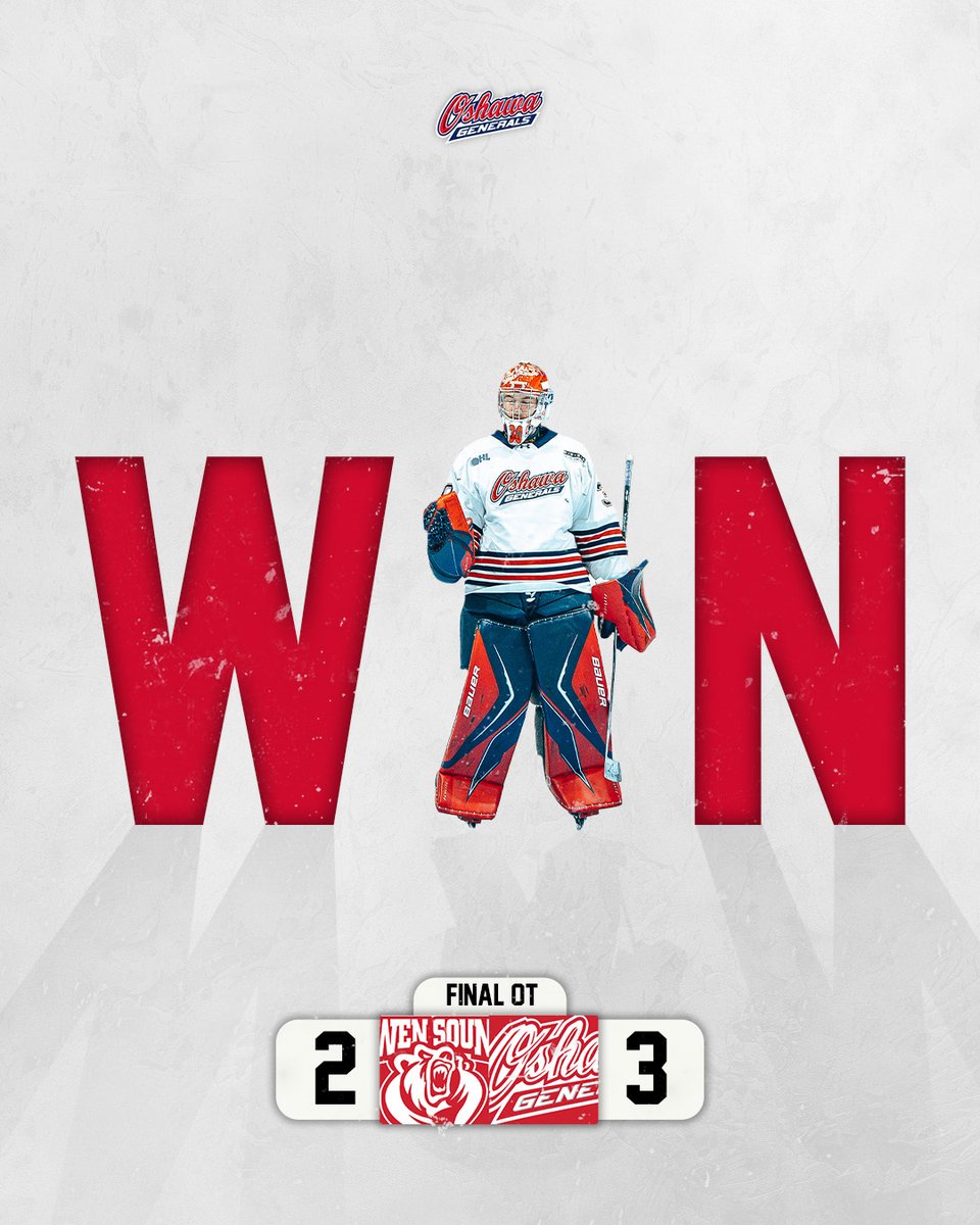Oshawa_Generals's tweet photo. Another road game, another OT dub! โ
๐๏ธRead More | https://t.co/TP84zhtLKz
#OSHvsOS https://t.co/yWZi45Bj2J