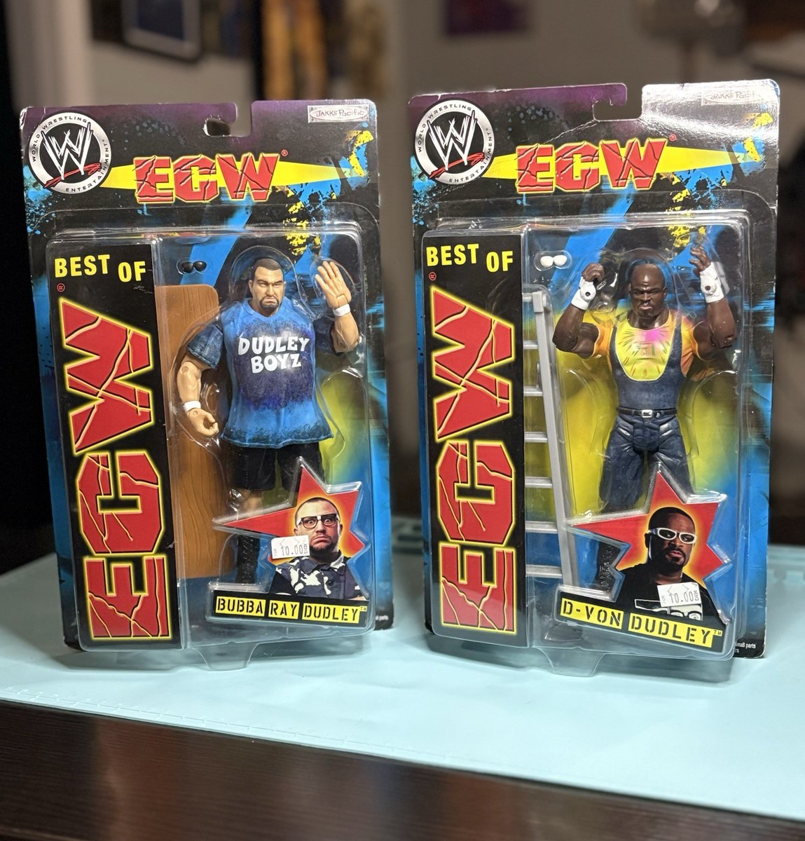 WrestleJog's tweet image. #WWE Best Of #ECW with Bubba Ray Dudley &amp;amp; D-Von Dudley #ActionFigures #dudleyboyz