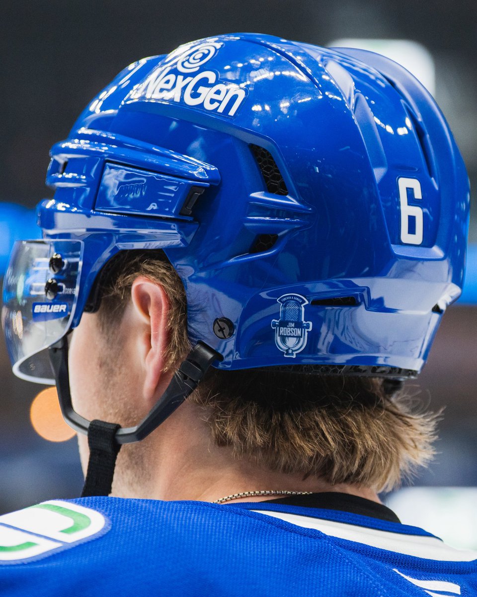 Canucks's tweet photo. Honouring the legendary, Jim Robson. https://t.co/zQL3NQdCD5