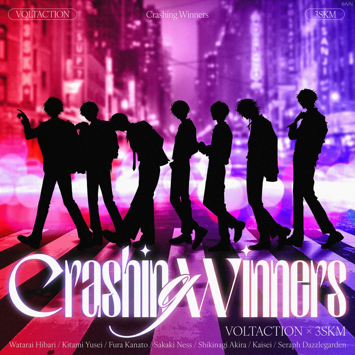 【#VOLTACTION × #3SKM オリジナル楽曲情報】

／
　VOLTACTION×3SKMによる
　オリジナル楽曲『Crashing Winners』
　カラオケ配信中！
＼

全国のDAM・JOYSOUND取扱店にてご利用ください🎤

🎧デジタル配信はこちら👇
accelnotes.lnk.to/voltaction_3sk…

🎬MVはこちら👇
youtu.be/Aj0qUkRK5Ec