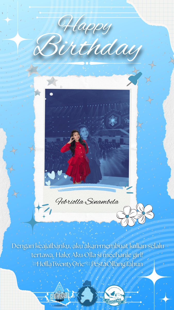 Ini dia si mekanik kita ehh yang punya warung wartak juga ding <a href="/F_OllaJKT48/">Febriola Sinambela</a> 
Selamat yaa sekarang jadi makin dewasa✨
