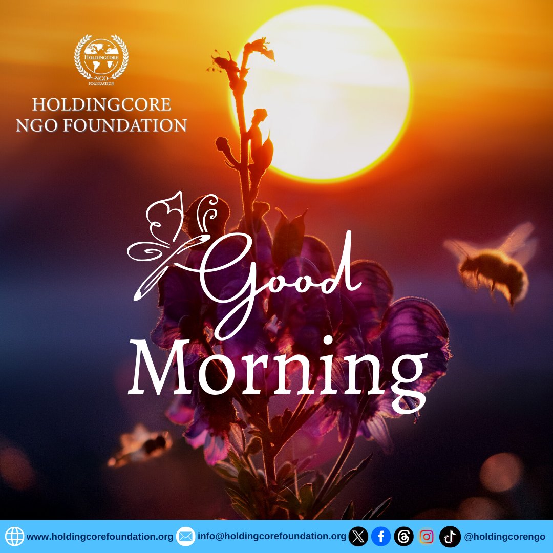 Holdingcorengo's tweet image. Let’s make this Thursday count!

#HoldingcoreEMPFoundation #ThursdayGrind #FinishStrong  #MorningMotivation