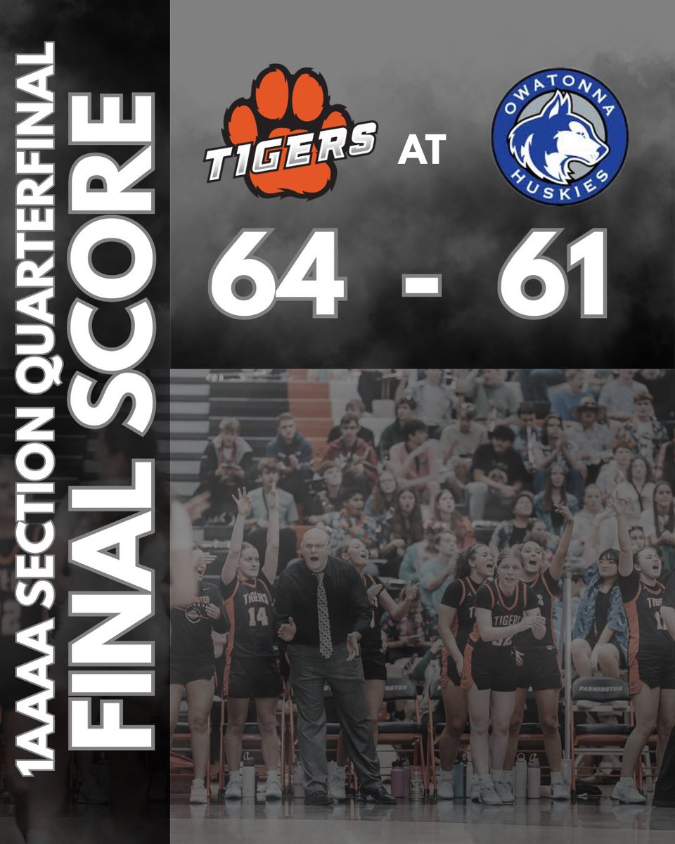 FHS_gbball's tweet photo. Thanks for the support Farmington! 5 seed takes down the 4 seed! Clutch plays down the straight - great scout team this week. Everyone contributed and had fun! So proud of them! https://t.co/D9qDykwEA1
