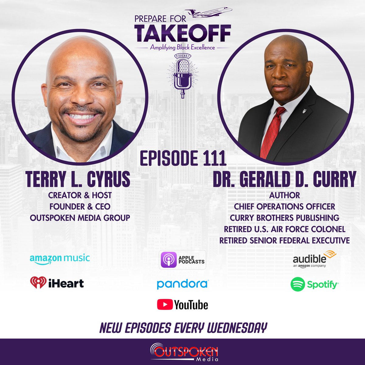 Black History Finale Episode Alert‼️⏰ <a href="/Prep_4_Takeoff/">Prepare For Takeoff Podcast</a> - Episode 111 featuring Retired <a href="/usairforce/">U.S. Air Force</a> Colonel Dr. Gerald Curry, who discusses leadership, discipline and purpose. Watch the full Prepare For Takeoff episode on <a href="/YouTube/">YouTube</a> by clicking youtu.be/7N5CQdufA58.