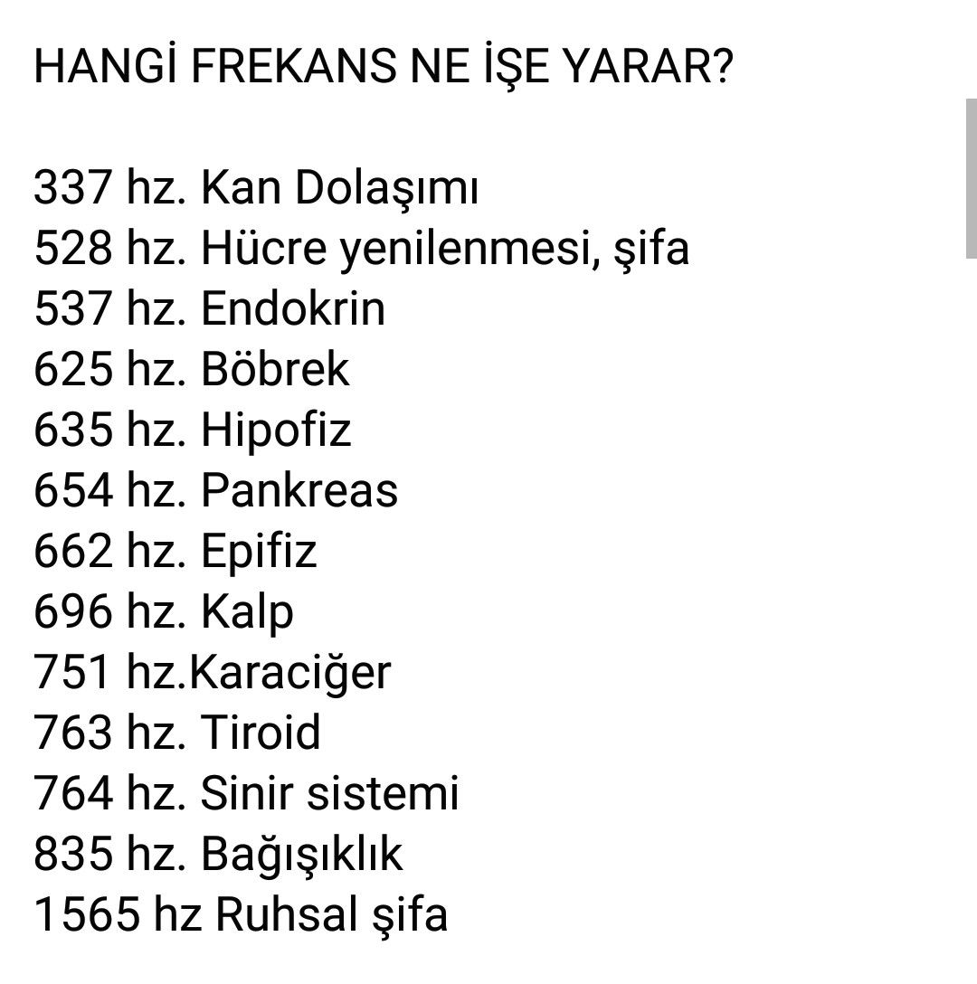 Uzak doğuda hastalıklar uzun yıllardır frekanslarla iyi edilirmiş
Kaydedin lazım olur