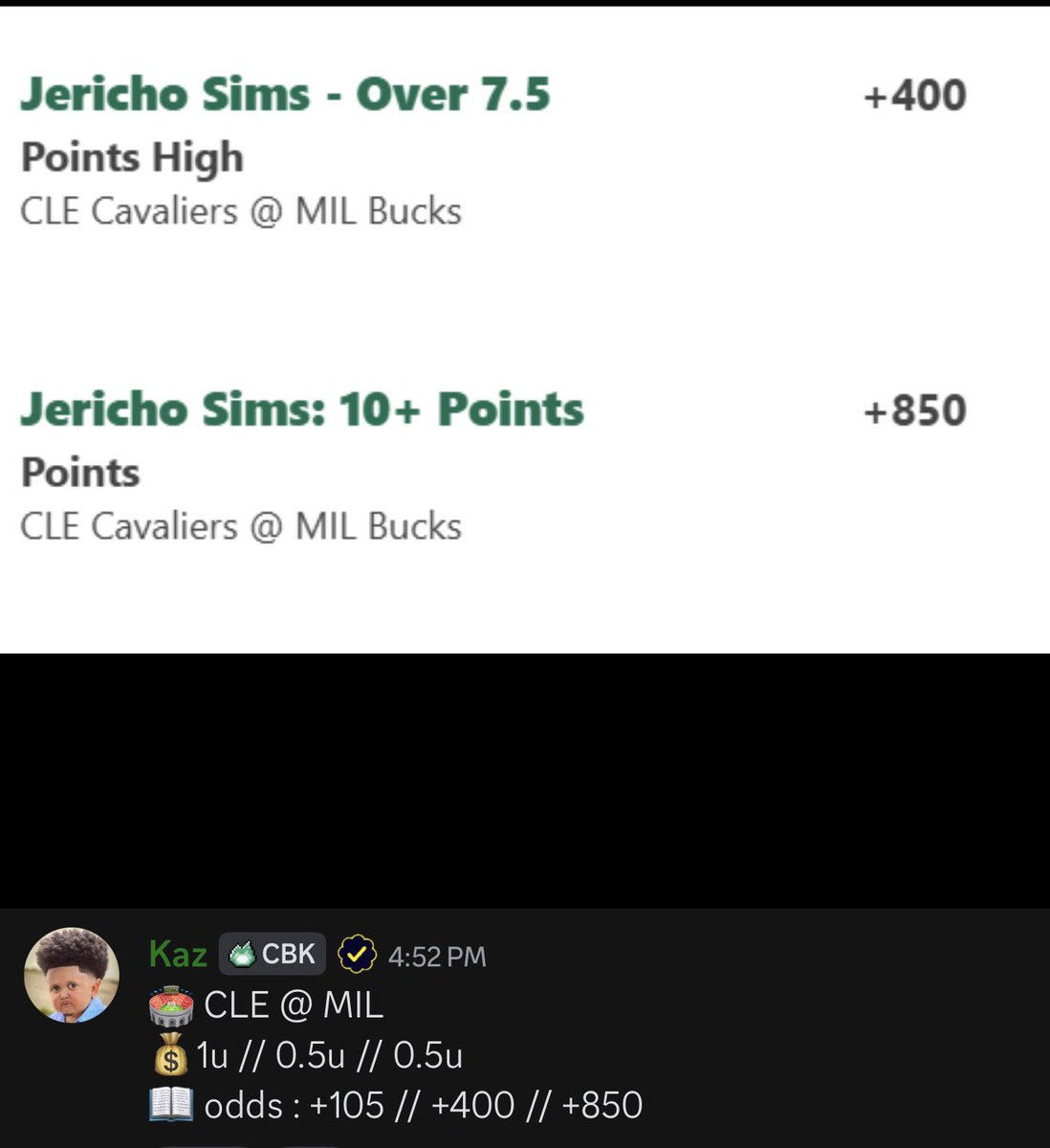 Imagine going a total 2u on Sims 😭

And winning it ✅