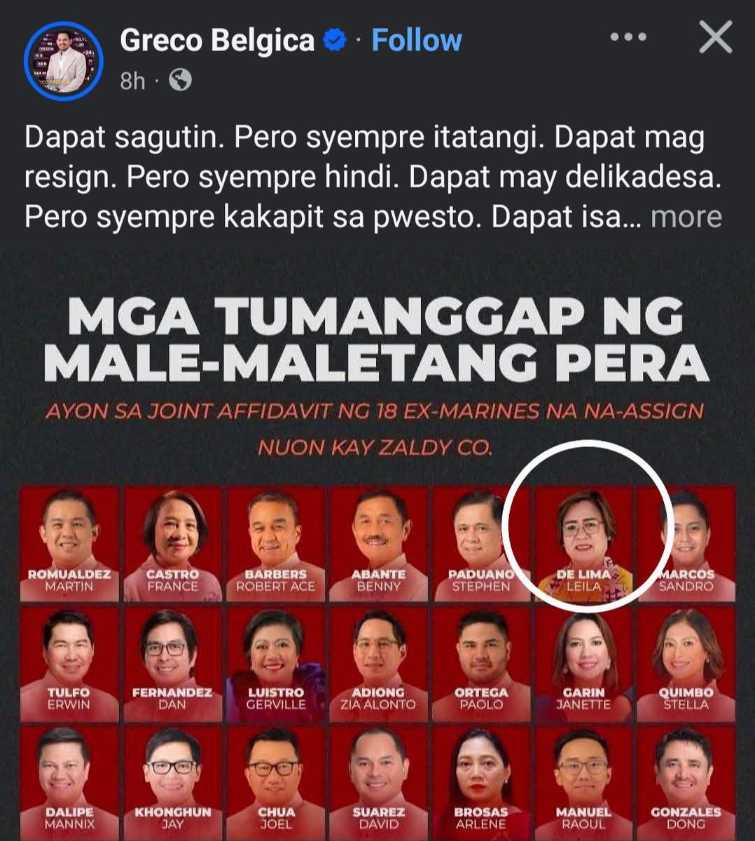 Pano ka naman maniniwala dito  eh kumpleto listahan ng mga nasa quadcom 😁🤣
Hauntingin sana kayo ni paduano bwahahaha