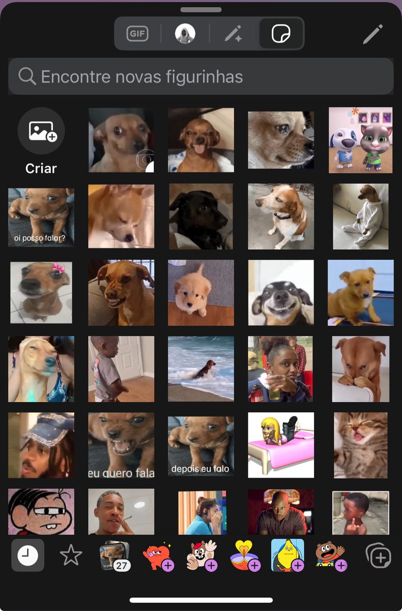 como pode eu amar todas as figurinhas de cachorro do mundo