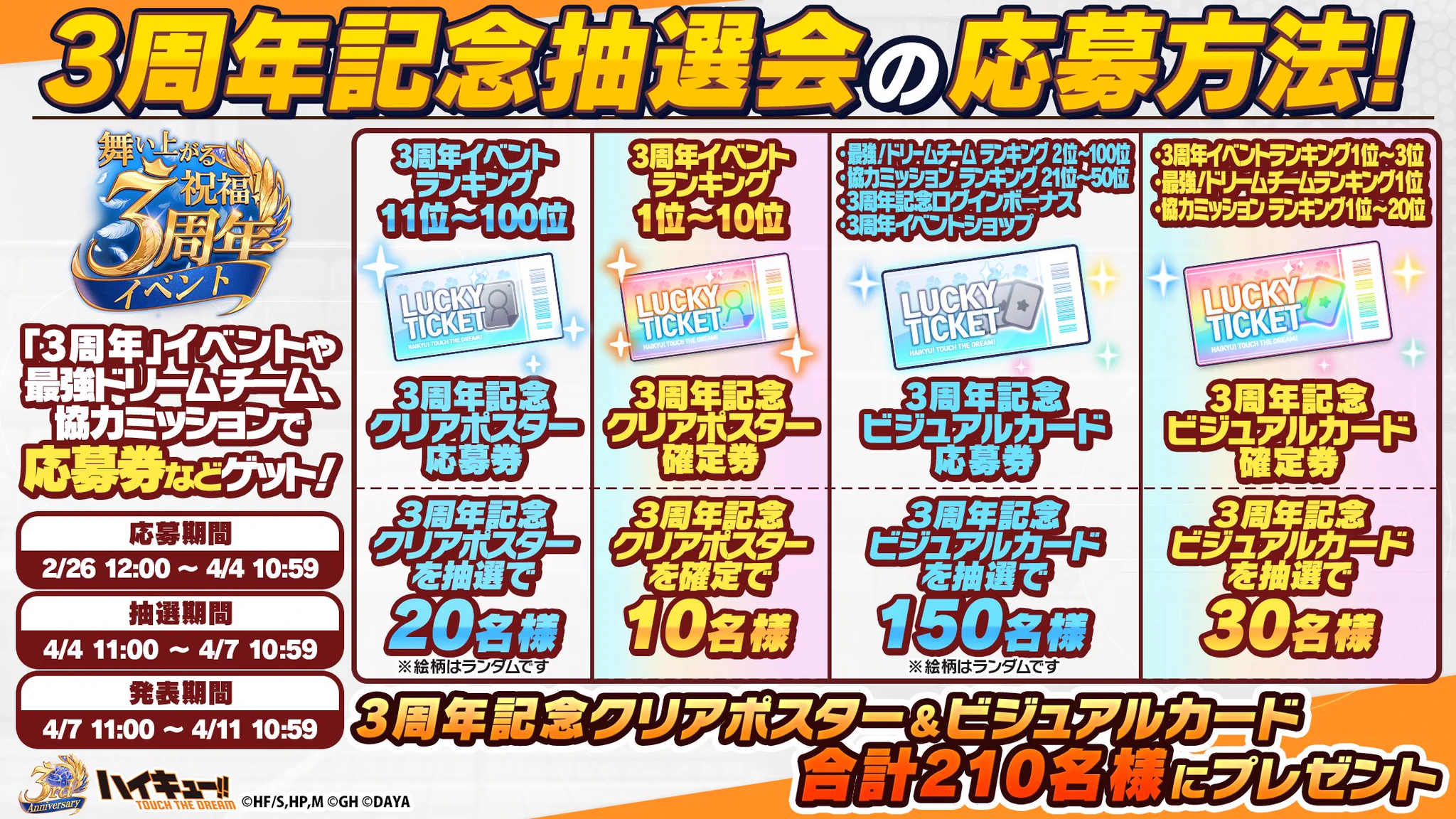 ハイキュー!!TOUCH THE DREAM』公式 on X: 