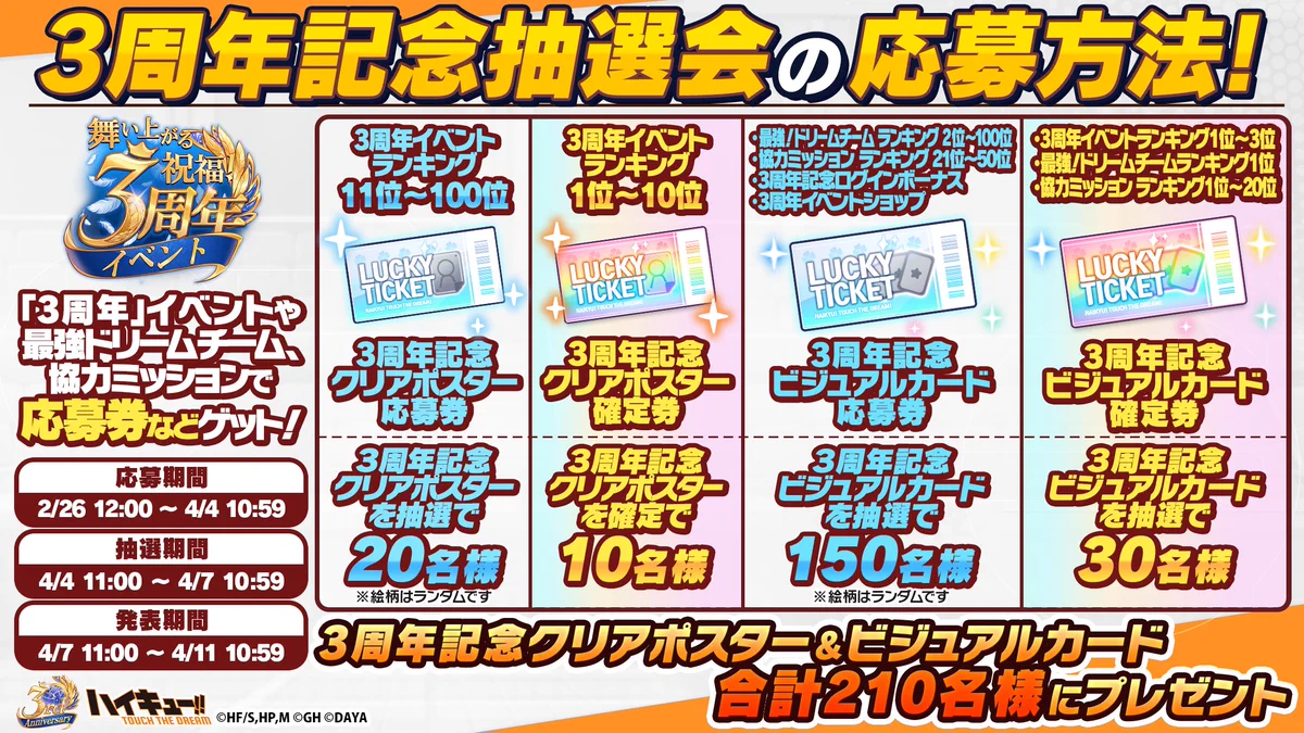 ハイキュー!!TOUCH THE DREAM』公式 on X: 