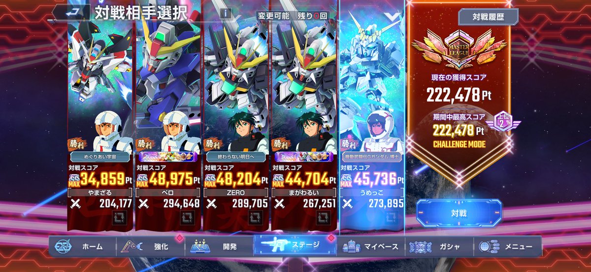 ぐっ…
今見たら2%だった…
中々やりおるなGジェネユーザー！👊
#ジージェネエターナル