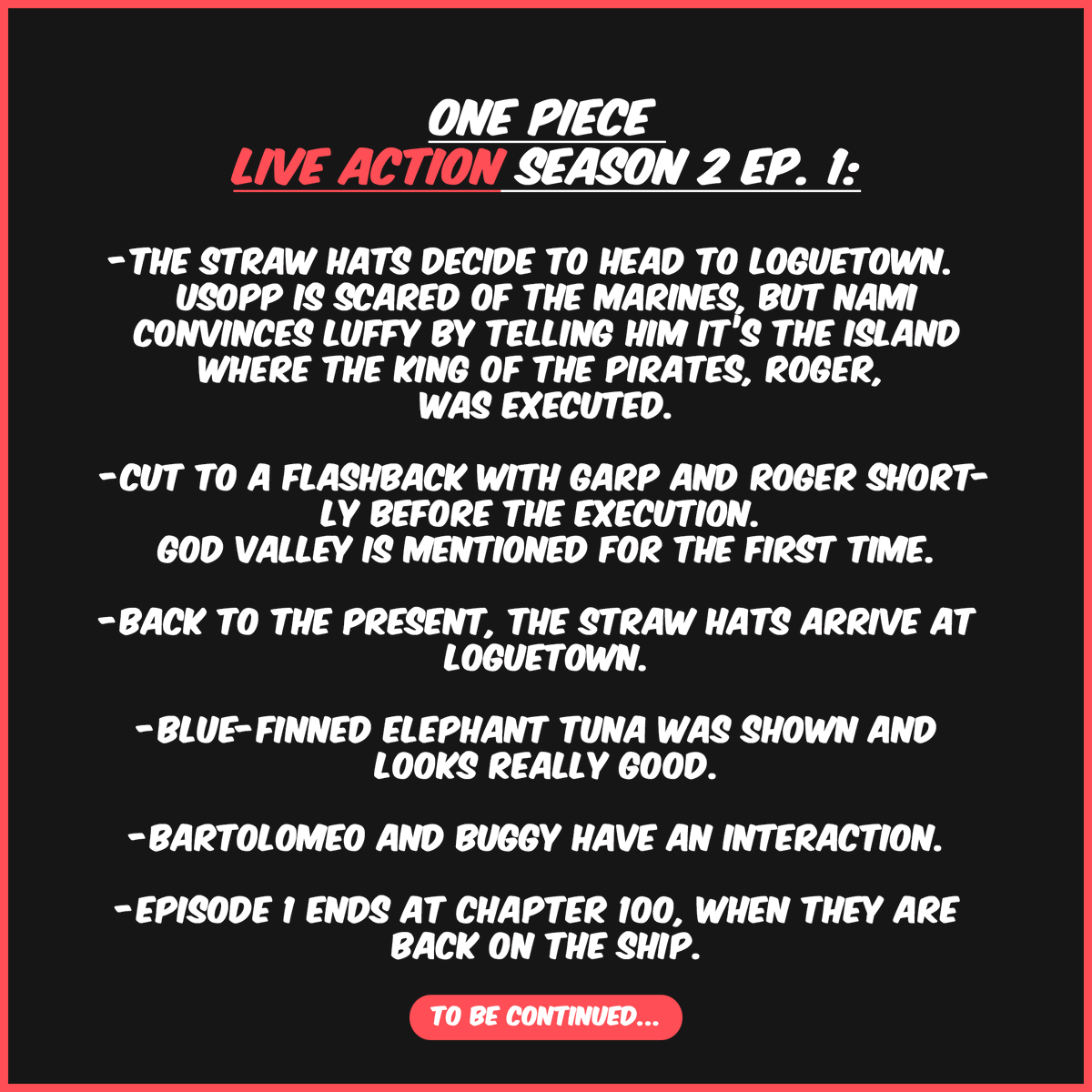🚨Very brief spoilers for One Piece Live Action Season 2 Episode 1

#ONEPIECE #OPLA2