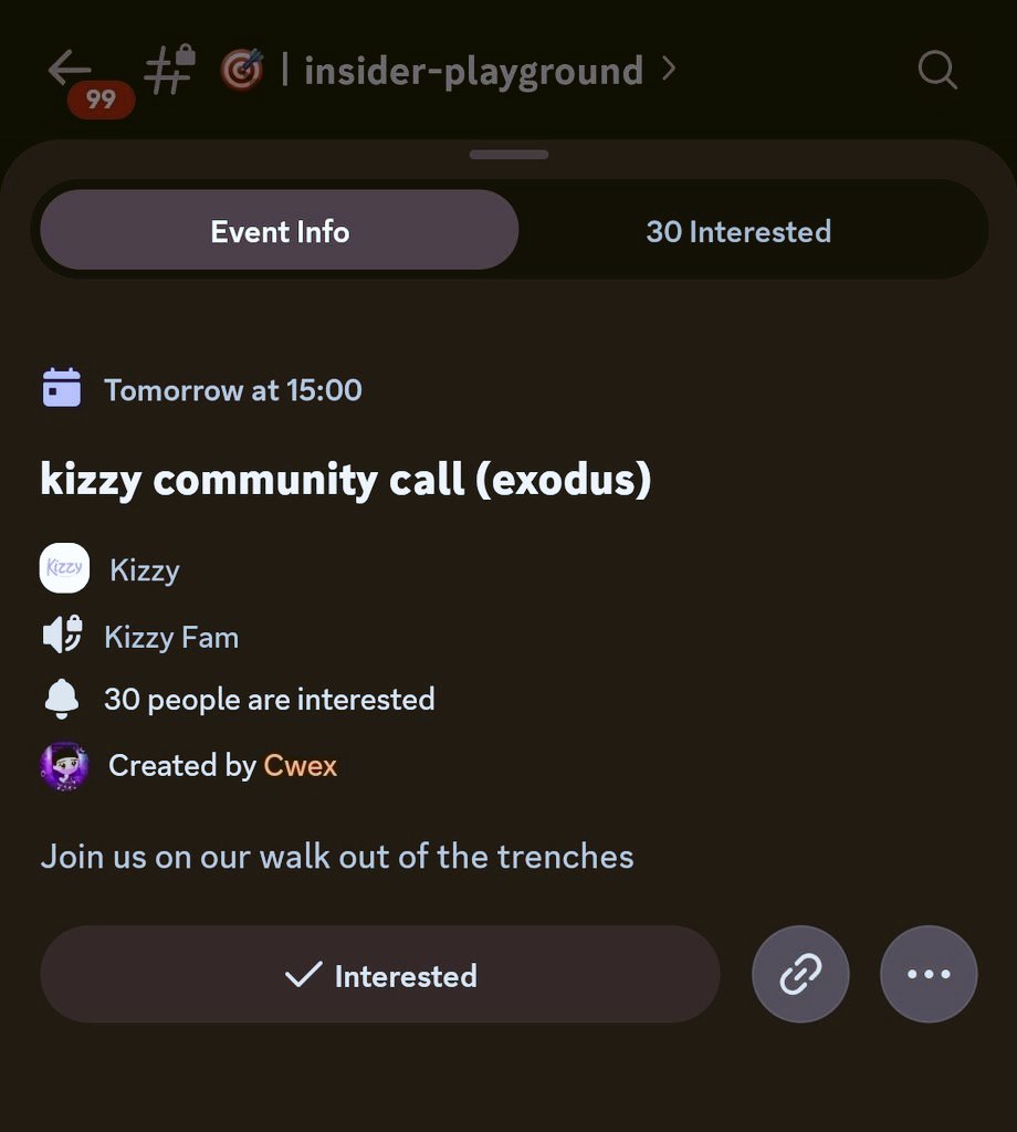 Ready to represent Kizzy?

We're calling on community members to help host our new X Spaces.

If you're active and want to contribute, this is your sign.

Reach out on Discord now. Let's talk! <a href="/kizzymobile/">Kizzy.io</a>

#JoinTheMovement #CryptoCommunity #Kizzy