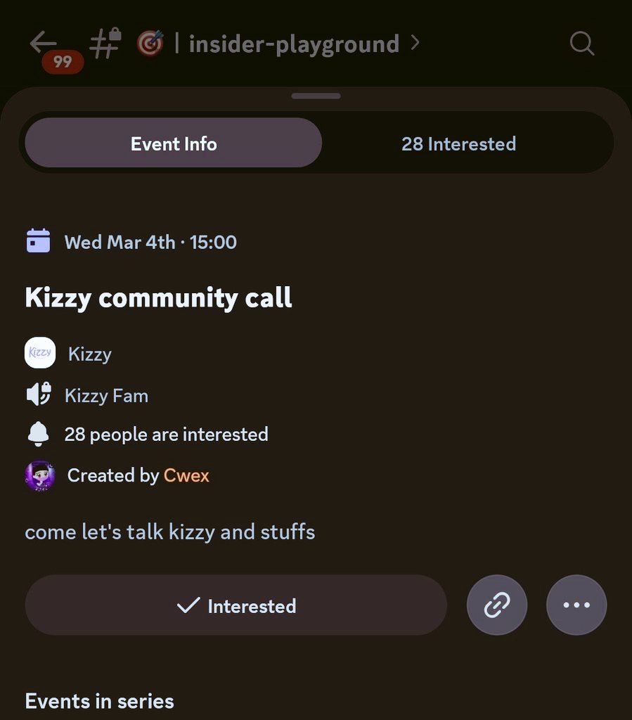 cosmosking69's tweet photo. Ready to represent Kizzy?

We're calling on community members to help host our new X Spaces.

If you're active and want to contribute, this is your sign.

Reach out on Discord now. Let's talk! @kizzymobile

#JoinTheMovement #CryptoCommunity #Kizzy https://t.co/avhHNe8wKM