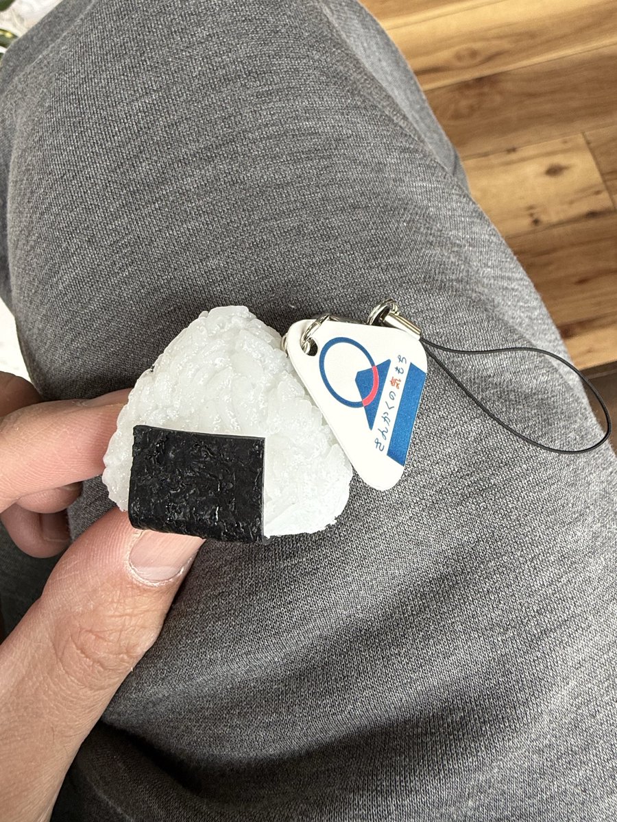 リアルなキーホルダー買っちゃった🍙