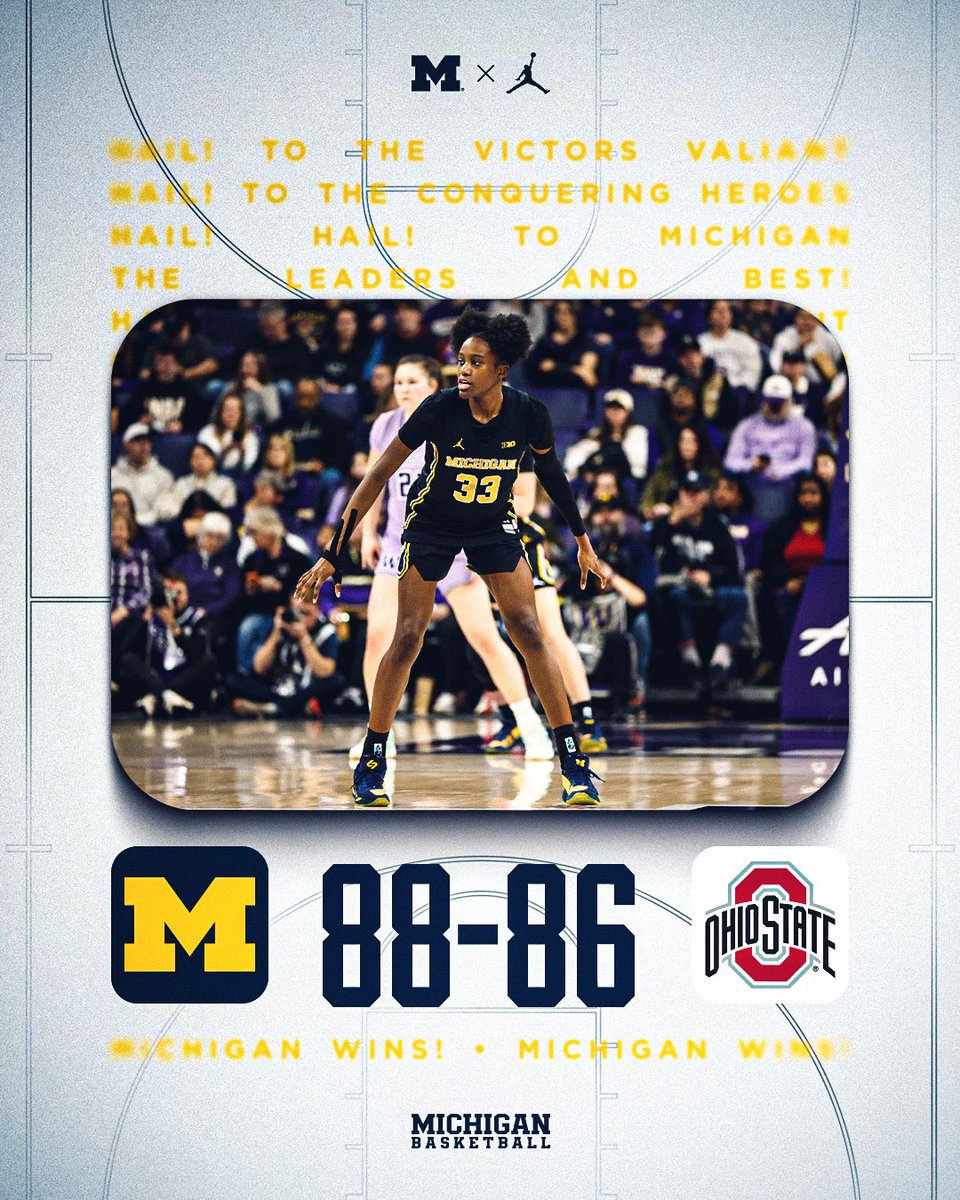 A casual 10-0 run over 1:33 to end OT...leaving Columbus with the dub

#GoBlue