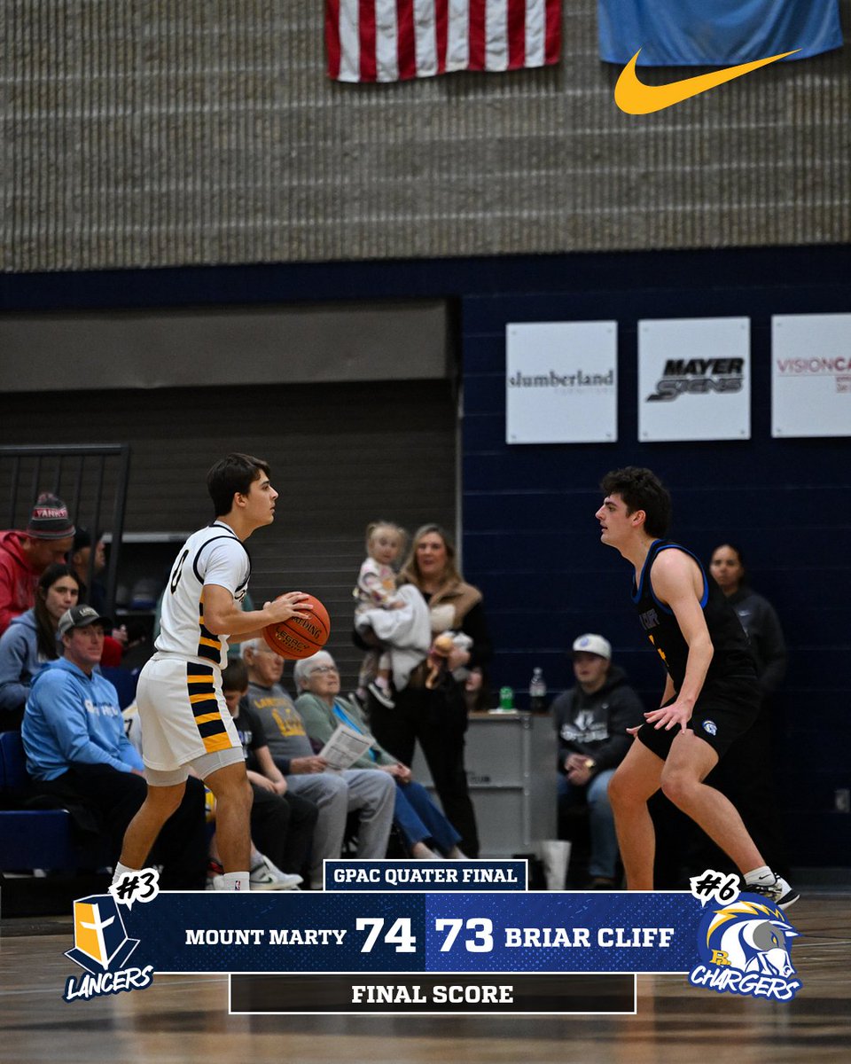 Mount Marty Men’s Basketball tweet media