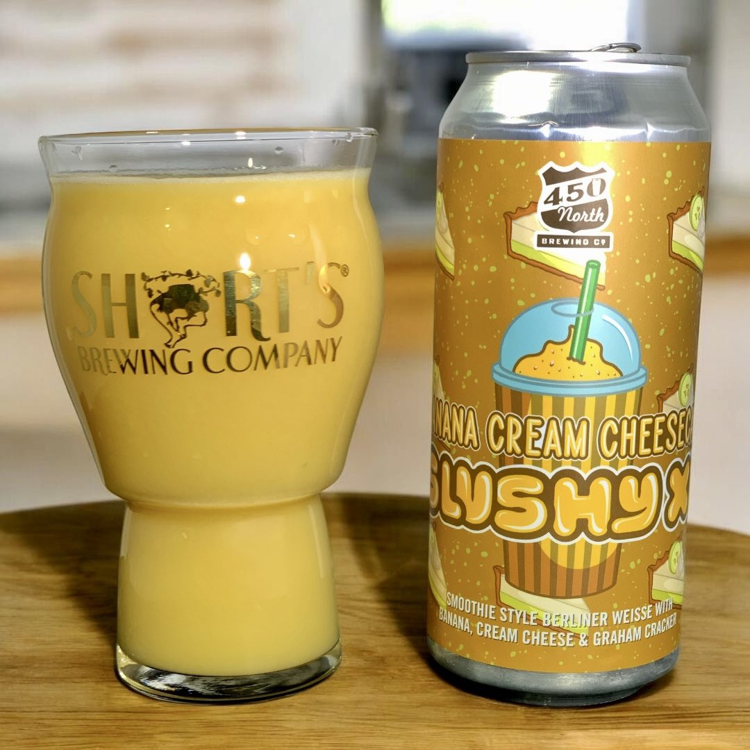 BeerAdviser's tweet image. SLUSHY XL: Banana Cream Cheesecake (@450North )

Banana, vanilla, cheesecake body, thick smoothie energy. Dessert in a glass.

Beer Adviser score: 4.487 / 5.0
 One sip, you get the picture.

#BeerAdviser #SmoothieSour #PastrySour #CraftBeerReview #DrinkLocal