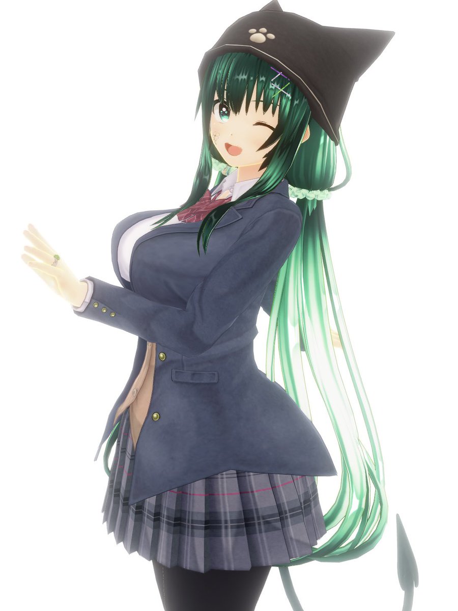 #カスタムキャスト　
苦節3年…遂にこの後髪にナチュラルにリボンを付ける方法を編み出す！