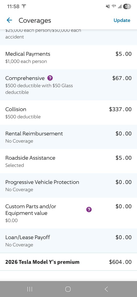 shagood07's tweet photo. @SawyerMerritt @kishengiggs1 @elonmusk @Tesla @wholemars I'm paying just over $100 a month with progressive! Including glass coverage. https://t.co/raoMt5svUW if anyone needs a refferal 😉 https://t.co/KkwKHhdu6z