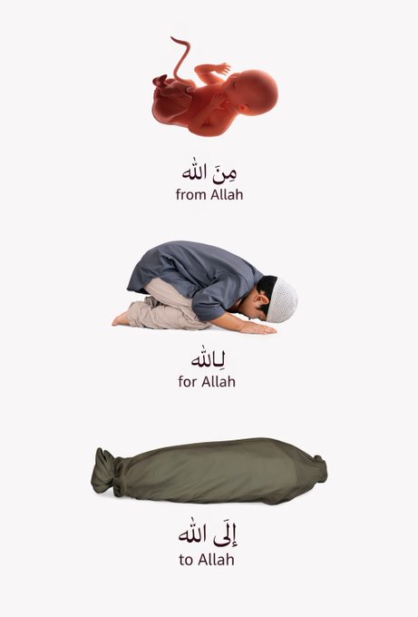 1hvn4's tweet photo. مِنَ اللَّهِ، لِلَّهِ، إِلَى اللَّهِ
“From Allah, For Allah, To Allah.” https://t.co/OYzVbmrv8N